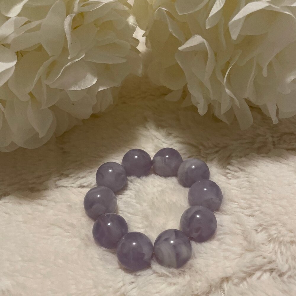 Lilac Marble Tone Bracelet